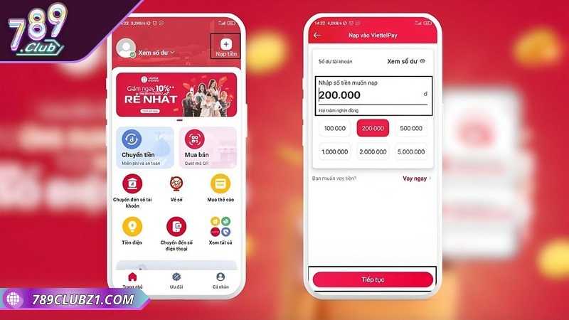 Thực hiện giao dịch đầu tiên để kích hoạt ưu đãi nhận 100.000